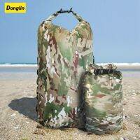 Donglin กระเป๋าเป้สะพายหลังลายพรางกีฬากลางแจ้งถุงล่องแก่งกันน้ำ River Tracing Swiming Bucket Dry Bag 3L 5L 10L 20L 35L