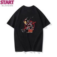 START ✨    ใหม่Kamen Rider 555 รอบเสื้อยืดสร้างเสื้อผ้าสองมิติผ้าฝ้ายอะนิเมะพิมพ์แขนสั้นฤดูร้อนชายและหญิงน้ำ