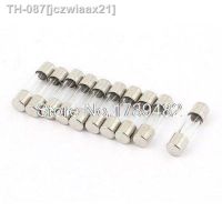 ►☏♛ 10Pcs 250V 500mA 0.5A Slow Blow Glass Fuses Tube 5mm x 20mm