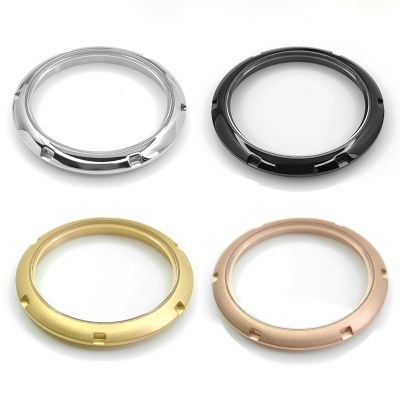 SKX007/SRPD Mineral Glass Case Back With Gasket Rose Gold Polished/Brushed Screw Down Caseback Mod Parts For NH35 Cases