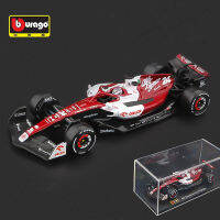 Bburago 1:43 2022 F1 Alfa Romeo C42 #24 Guanyu Zhou #77 Valtteri Bottas Alloy Racing รถรุ่น Diecast SuperCar คอลเลกชันรุ่น