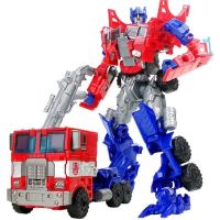 Transformation Robot Cars Toys Optimus Deformation Car Robot Action Figure Commander Anime Model Gift For Kids