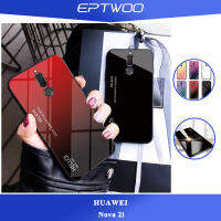 EPTWOO สำหรับ Huawei Nova 2i 3I 5T 8I 7 7SE Y9S Y9 2019 Y9 PRIME 2019โทรศัพท์กรณีสีกระจกนิรภัยปลอกฝาครอบด้านหลัง TPU Bumper Case JB-01