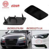 Z52tbf9สำหรับ Audi A3 2012 2013 2014 2015 2016ใหม่กันชนหน้ามือซ้ายมือขวาไฟหน้าไฟส่องพื้นและกำแพงฝาครอบฝาครอบหัวฉีดสเปรย์8V3955275 8V3955276