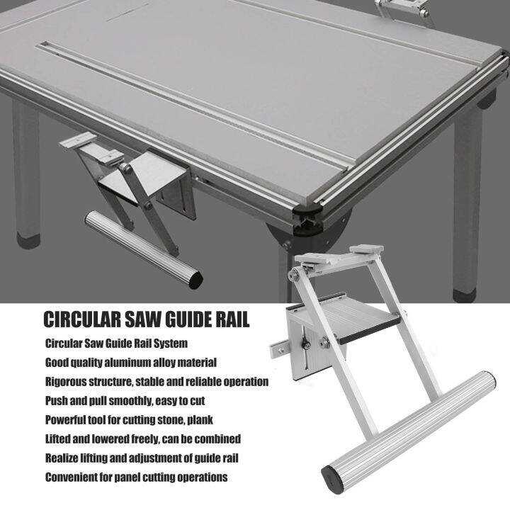 Circular Saw Guide Table Rail Track Adjustable Lifting Rigorous