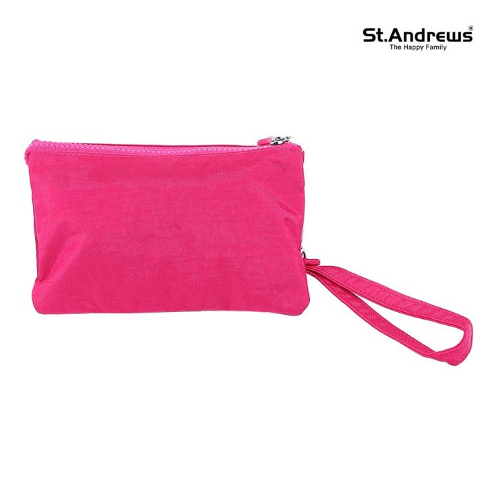 st-andrews-กระเป๋าคล้องมือ-สีชมพู