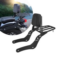 Motorcycle Rear Sissy Bar Passenger Backrest W/Leather Back Pad Luggage Rack For Honda Rebel CMX 300 500 CMX300 CMX500 2017-2021