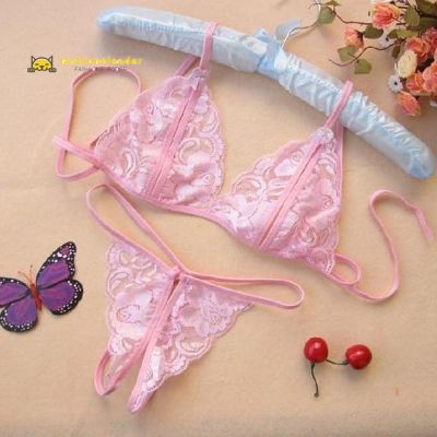 Women Lingerie Underwear Set yn Transparent
