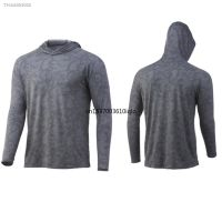 ∏ Fishing Shirts Huk Fish Clothing Long Sleeve T-shirt Upf 50 Hood Sun Protection Uv Breathable Angling Jacket Men Fishing Wear