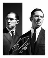 ♛❀♈ TOM HARDY SIGNED Art ฟิล์มพิมพ์ผ้าไหมโปสเตอร์ Home Wall Decor 24x36inch