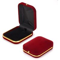 Fashion Velvet Ring Box Necklace Pendant Jewelry Gift Case Earring Box For Wedding Birthday Christmas Jewelry Showcase Displays