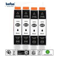 Befon ตลับเครื่องพิมพ์109a สีดำ X4ตลับหมึกอะไหล่สำหรับ Hp 655 Hp655 Xl Cz109สำหรับ Deskjet 3525 5525 4615 4625 4525