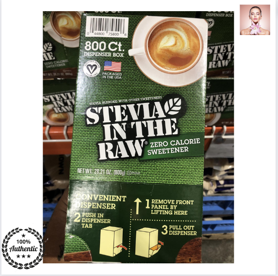 Stevia In The Raw Zero Calorie Sweetener ( 800 packets ) Lazada PH