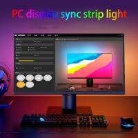 Computer Monitor Screen Color Sync Smart Control LED Strip Light RGB Dream Color DIY Holiday Game Atmosphere Ramadan Decor Lamp