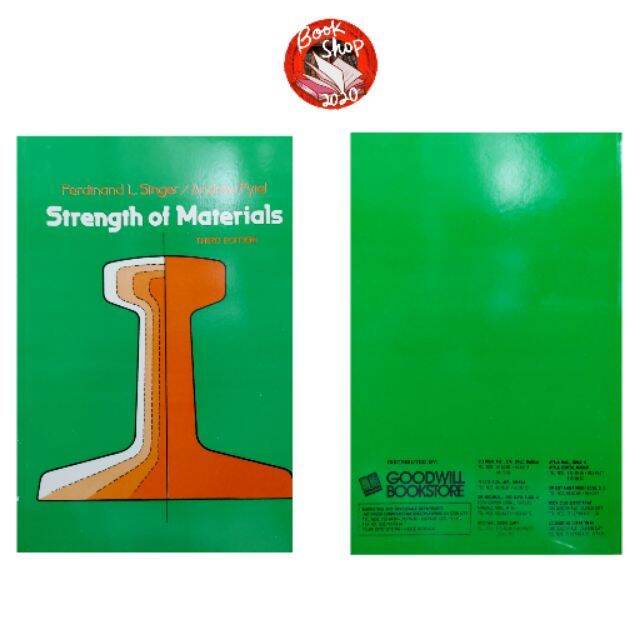 Strength of Materials 3rd edition (Pytel singer) Lazada PH