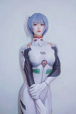 Anime Ayanami Rei Cosplay Costumes Girls Woman White Rei Jumpsuits Zentai Halloween Bodysuit Adults Kids