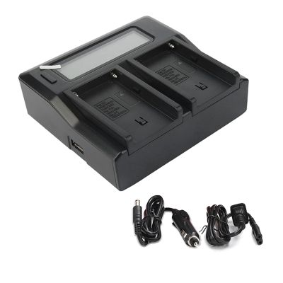 F970 Camera Battery Charger Smart Digital Charger for NP-F770 F750 F550 F960 Fill Light Battery Double Charge