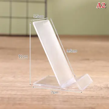 Transparent Acrylic Phone Mount Holder, Mini Portable Display