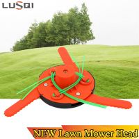 LUSQI Lawn Mower Head 3 Line 3 Sawtooth Slices Garden Tools For Gasoline Trimmer Brush Cutter Wire Cutting Weeding