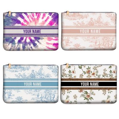 Wallets for Women Personality Animal Flower Printing Linen Clutch Popular Purse Ladies Beach Bag Party Designer Bags Luxury