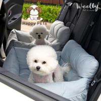 ﹍ Happy PETs ?? car seat สุนัข เบาะสุนัข ที่นอนสุนัขในรถยนตร์มาพร้อมสายล็อคไม่ให้กระโดด