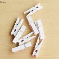 Renk 20 -100 MINI wooden CRAFT PEGS/Photo clips, 35mm เลือกสี