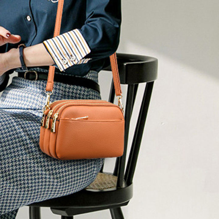 2022แฟชั่นใหม่ผู้หญิงของ-messenger-กระเป๋าสีทึบสง่างามที่มีคุณภาพสูงวันหยุดลำลองผู้หญิงกระเป๋าสะพาย