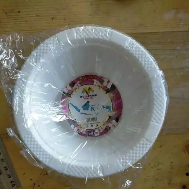 M5 Mangkok Plastik Putih Susu Kecil Isi 50pcs Lazada Indonesia