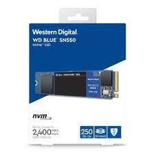 250 GB SSD (เอสเอสดี) WD BLUE SN550 PCIe/NVMe M.2 2280 (WDS250G2B0C) Warranty 3 - Y