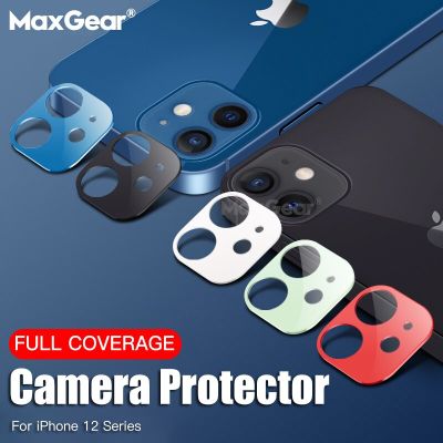 Original Color Camera Lens Tempered Glass For iPhone 12 11 Pro Max 12 Mini Full Cover Camera Ring Protector Sticker On iPhone12