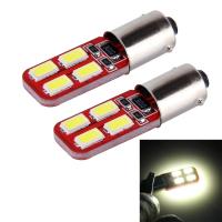 10ชิ้น BA9S 3W 200lm 6000K 8 SMD-5730โคมไฟแสงกวาดล้างไฟแอลอีดีรถ DC 12V (แสงสีขาว)