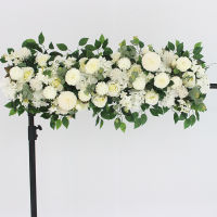 Wedding Flower Wall Arrangement Supplies Silk Peonies Rose Artificial Floral Row Decor Marriage Iron Arch Backdrop