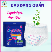 Băng vệ sinh quần Shana free size 2 quần gói - băng quần ban đêm