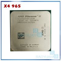 AMD Phenom II X4 965 3.4 GHz Quad-Core เครื่องประมวลผลซีพียู HDZ965FBK4DGM ซ็อกเก็ต AM3 Gubeng