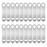 20Pack Flat Bottle Opener Beer Cap Bottle Opener Bar Blade Fun Bartender Bottle Opener for Kitchen,Party Supplies