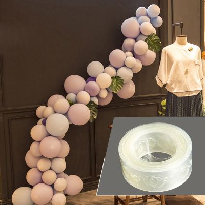 DIY Latex Balloons Modeling Tool Plastic Ballons Accessories 5M Balloon Chain Tie Knob Tool Wedding Birthday Party Backdrop Deco Balloons