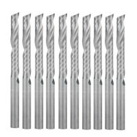 【DT】hot！ 10PCS 3.175 X 22mm Flute Carbide Router Bits Milling Cutter