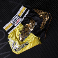 [Thesportsshop] เด็กผู้ใหญ่มวยไทยกางเกงขาสั้นกางเกงมวยคิกบ็อกซิ่งต่อสู้พิมพ์ MMA เสื้อผ้าการฝึกอบรม