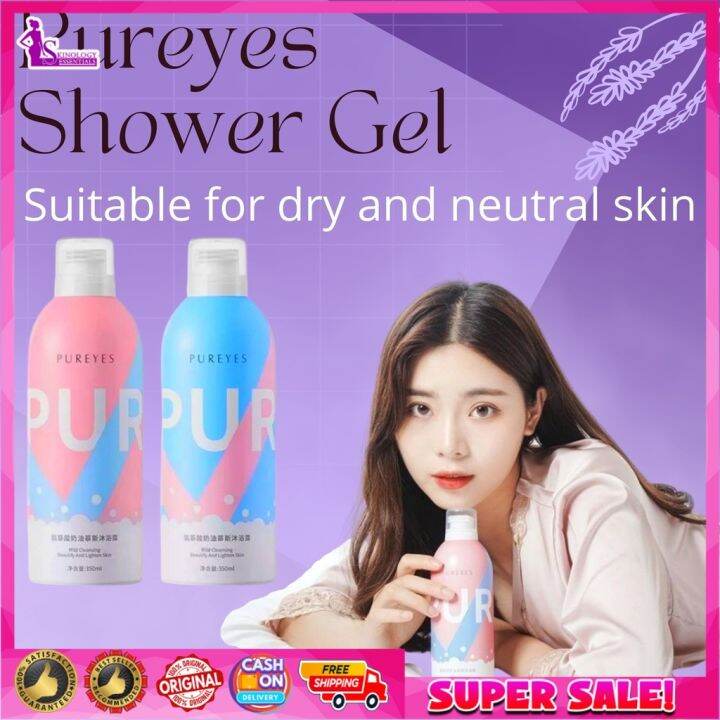 Original Pureyes Shower Gel Moisturizing and Refreshing Bubble Spa