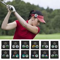 Clip with Ball Marker Set Golf Ball Markers Ball Position Golf Hat Clip Mark Magnetic Hat Clip Ball Markers Golf Accessories pleasant