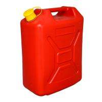 20L Fuel Jerry Can Fuel Tank For-Diesel Petrol Water Carrier with Spout 20 Litre Red(Empty Cans No Liquid)