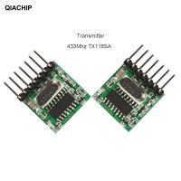 ✑ 2pcs/Lot 433MHz Universal Remote Control Switch RF Wireless Transmitter Learning Code 1527 Encoding Module For Arduino DIY