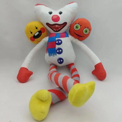 ของเล่นตุ๊กตาตุ๊กตาสัตว์ประหลาดเกมสยองขวัญแบบหลายหัวสุดฮักกี้น่ารักสำหรับเด็กผู้ใหญ่ของขวัญฮาโลวีน