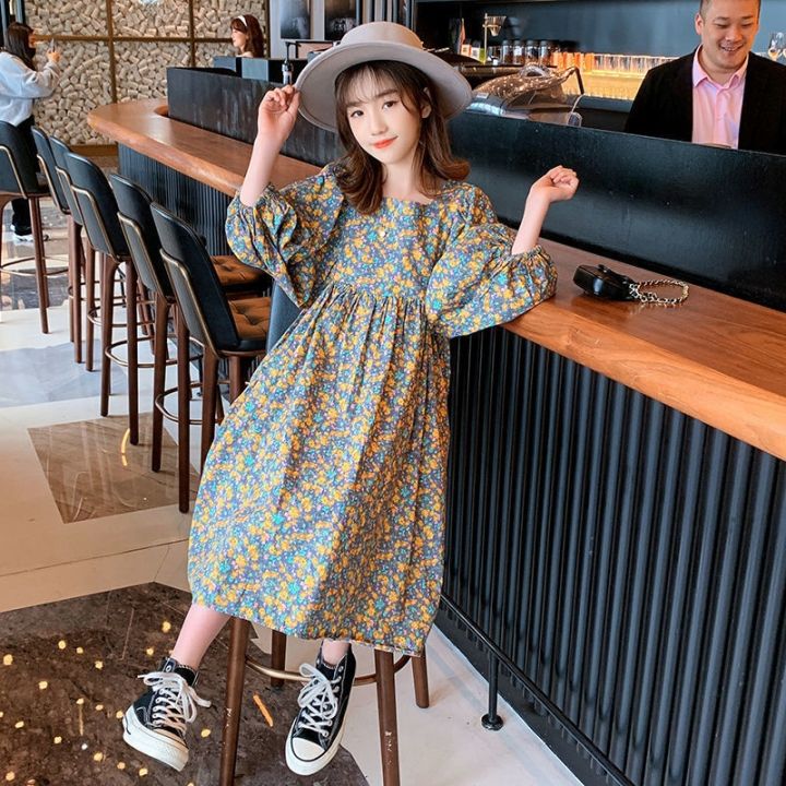 ready-girls-summer-dress-summer-childrens-princess-skirt-foreign-style-fashionable-2023-new-korean-style-big-childrens-clothing-for-girls