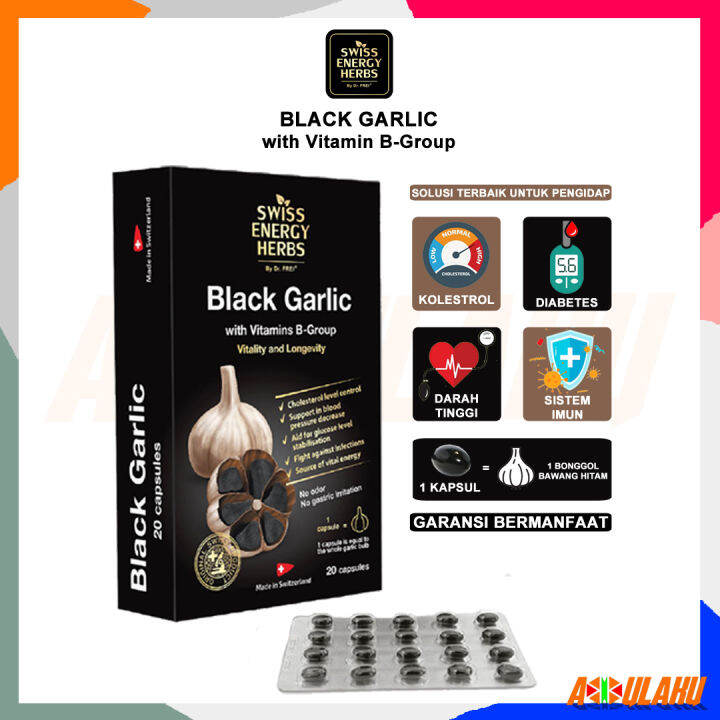SWISS ENERGY HERBS BLACK GARLIC Lazada Indonesia
