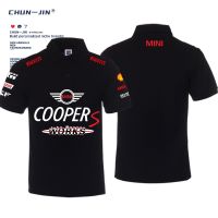 High quality stock MINI COOPER rally suit COUNTRYMAN JCW CLUBMAN F54 F55 F56 F57 F58 F60 R55 R57 R58 R60 car shop custom suit short-sleeved T-shirt POLO shirt