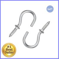 ตะขอ ตัวซี BY TORA 3/4" สีนิกเกิ้ลSCREW HOOK BY TORA C-SHAPED 3/4" NICKEL **สอบถามเพิ่มเติมได้จ้า**