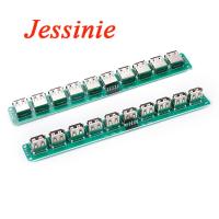 【cw】 USB2.0 Female 10PCS connected Test Board USB PCB Converter Plate Breakout Circuit Horizontal