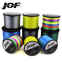 JOF 9เส้น/8เส้น/4เส้น300เมตรเอ็นตกปลา PE ถัก PE ที่แข็งแกร่งซุปเปอร์บรรทัด Multifilament 0.14-0.70มม. 18LB-119LB 9สี