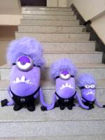 【YF】 Despicable Me Movie Peripheral Little Yellow Man Plush Doll Fun Cute Anime Purple Stuffed Toys Xmas Gifts for Kids